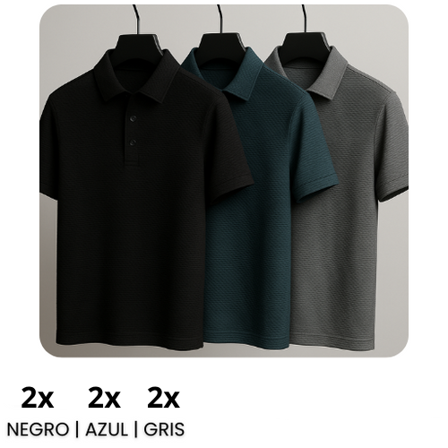 Pack 6x Camisas Polo Luvino